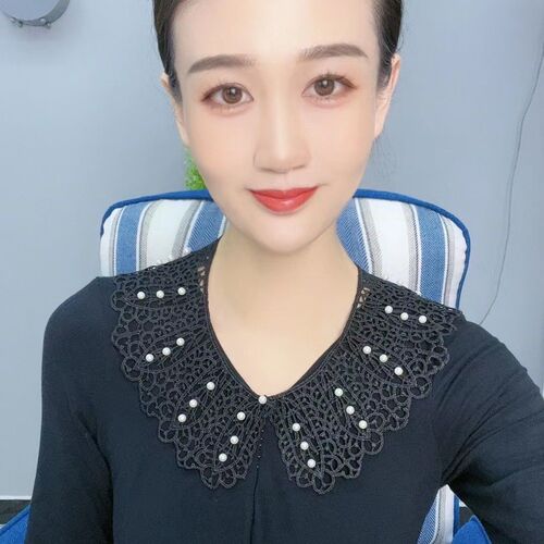 Korean style lace shawl for women spring and summer multi-functional sunscreen with skirt student bow heart-shaped fake collar