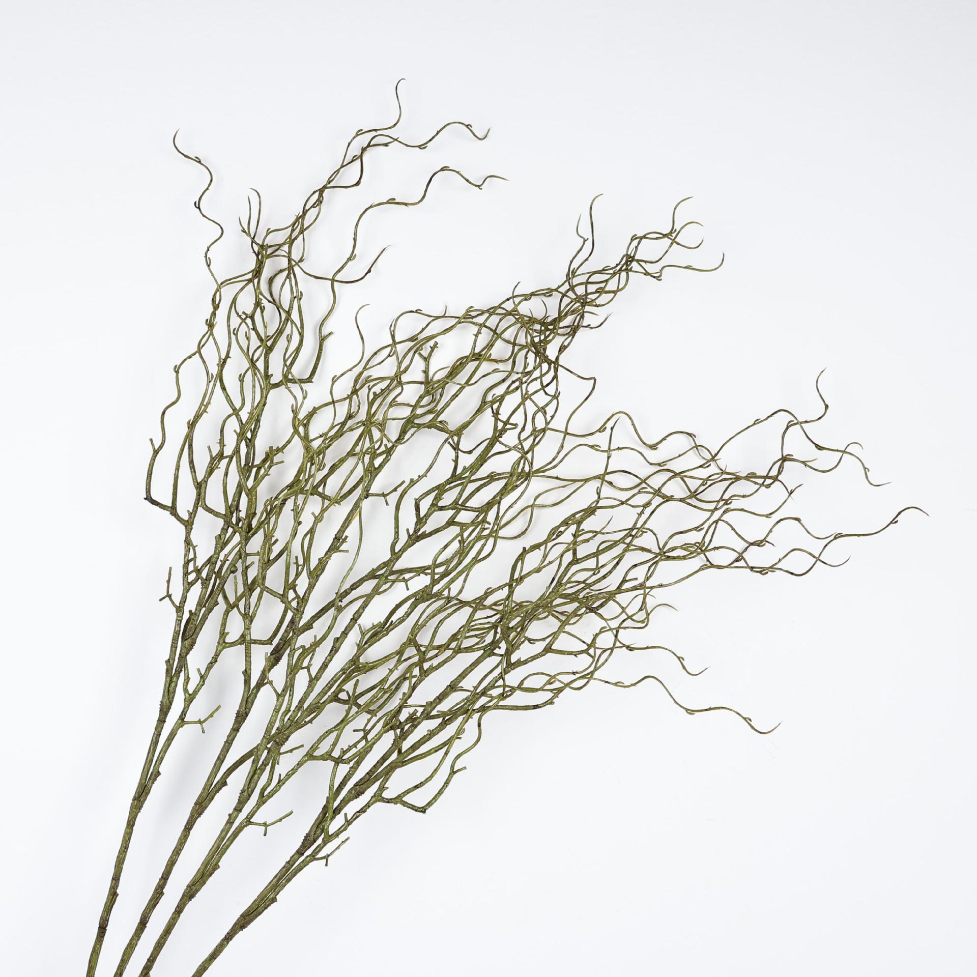 仿真植物假绿植造景柳藤龙柳曲柳干枝插花花材家居装饰人造花艺