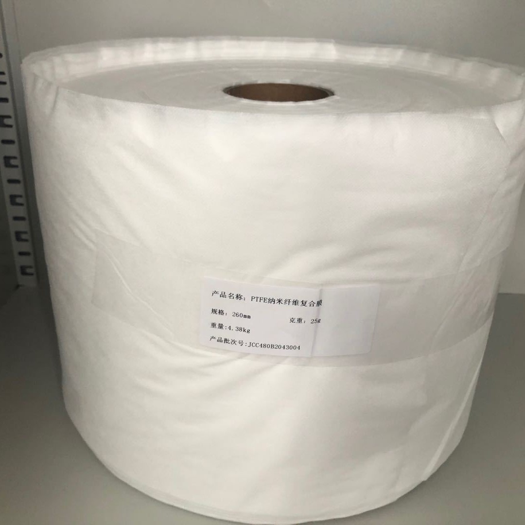 Ptfe Nano Mask Membrane Hot Air Cotton Dustproof Breathable Filter Membrane Anti-Haze Antibacterial High-Efficiency Filtration Disposable