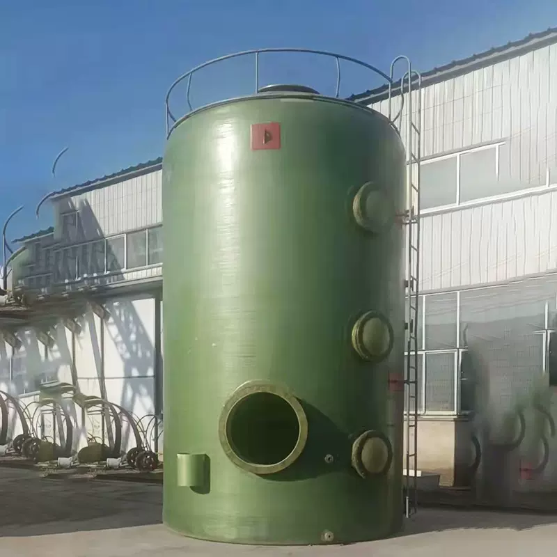 玻璃钢缠绕卧式储罐大型蓄水盐酸密封罐化工液体贮存立式大型水罐