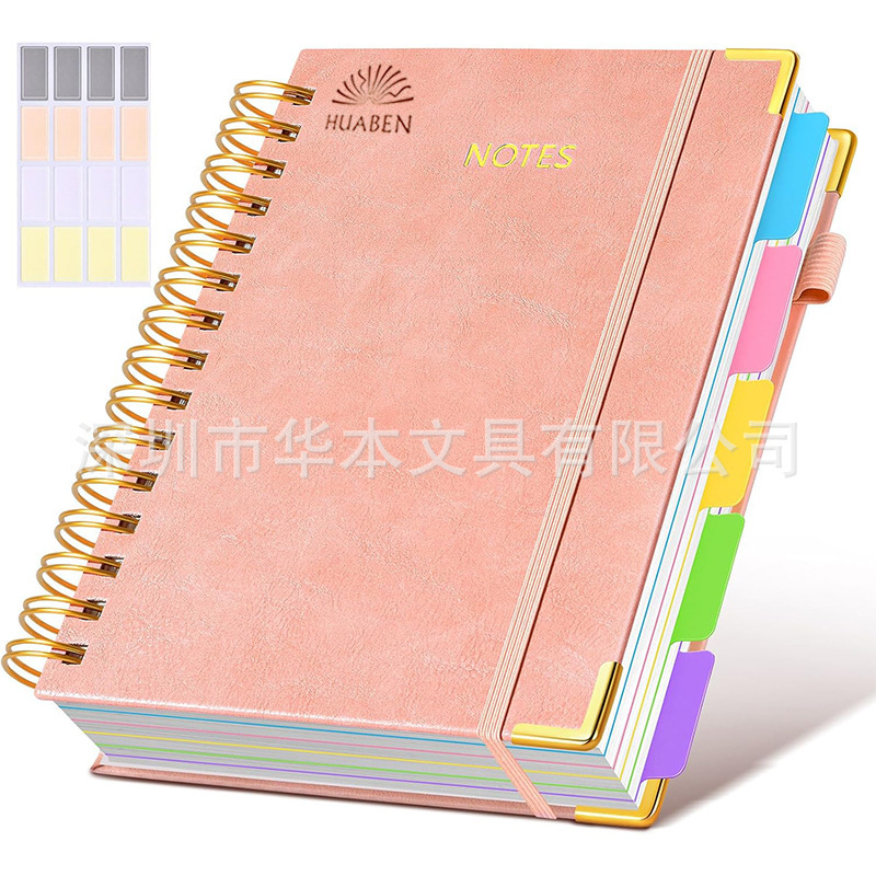 Business Simple Notepad Office Meeting Record Book Macaron Color Student Diary Notebook Customization