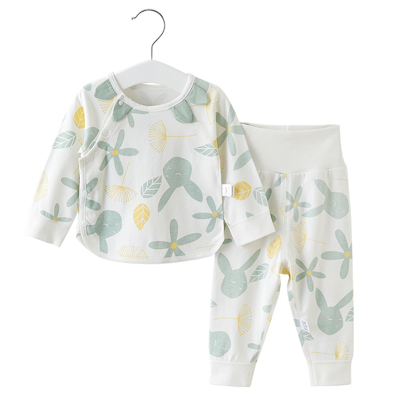 Conjunto de ropa de otoño para bebés, pantalones finos de otoño para niños y niñas, ropa interior de cintura alta para primavera, otoño e invierno, piezas separadas para niños y bebés.