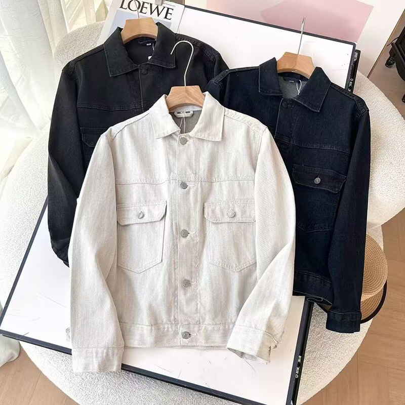 A Great Alternative to Popular Japanese Styles! Suitable for Couples! 2025 Spring and Autumn Short Denim Jacket for Men and Women, Stylish and Washed