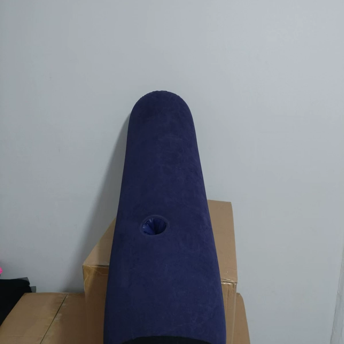 Цилиндрическая подушка, длинная надувная подушка для тела, флокированная подушка, подушка для поддержки поясницы, цилиндрическая подушка-валик, портативная подушка для поддержки спины.