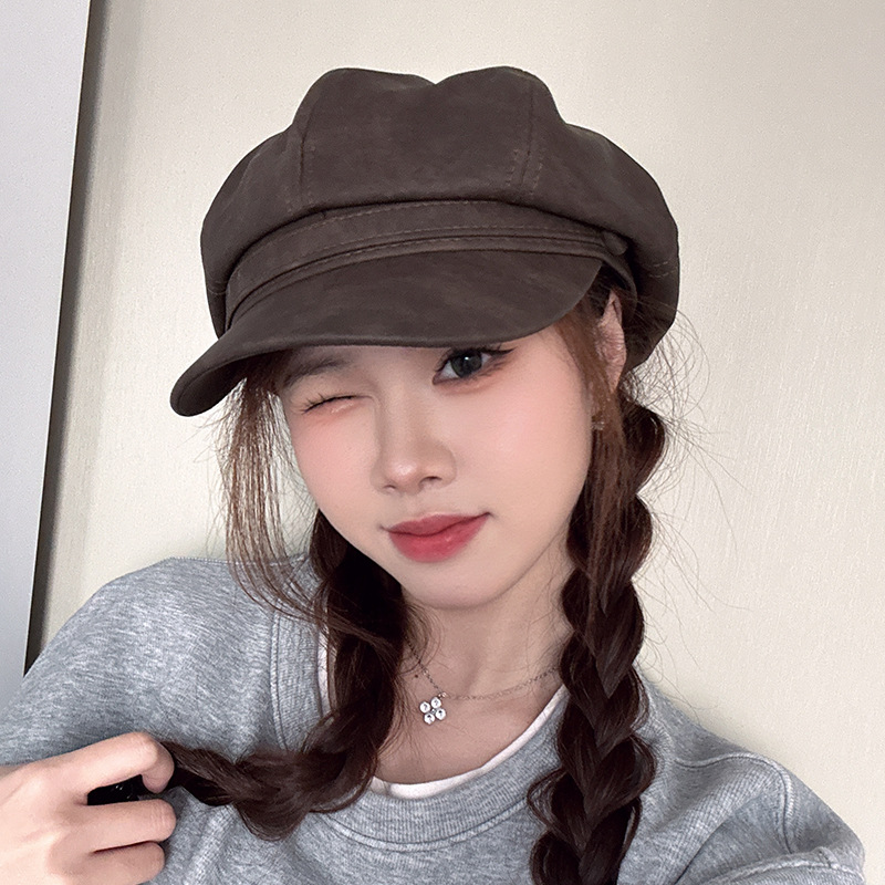 Retro denim hat