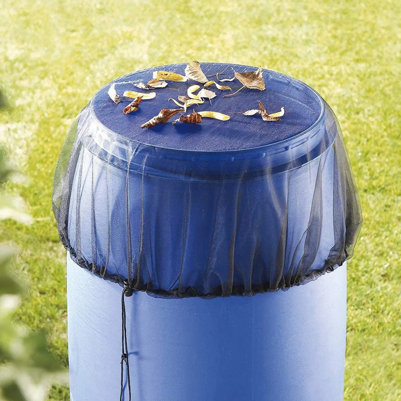 Outdoor anti-leaf insect-proof net cover bucket cover rain cover water tank protection cover filter net cover manufacturer Amazon