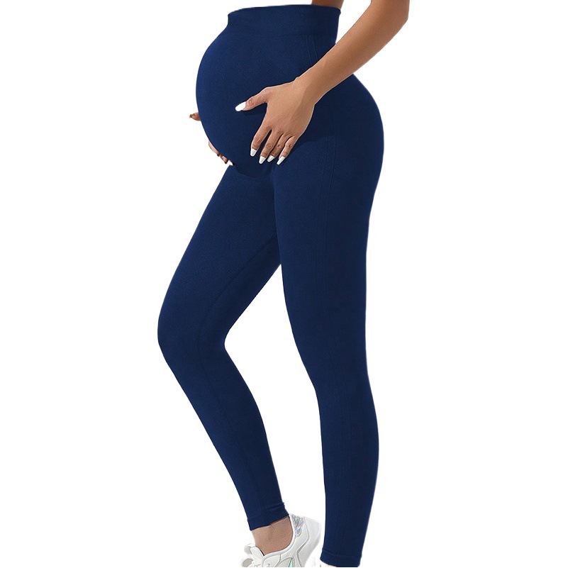 Pantalones de yoga de fitness de cadera de melocotón elástico de punto sin costuras transfronterizo