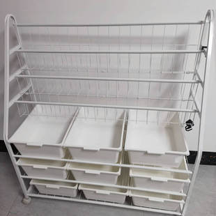 Children's Bookshelf Baby Picture Book Shelf Household Integrated Floor-Standing Storage Rack Removable Simple Bookcase Toy Storage Rack