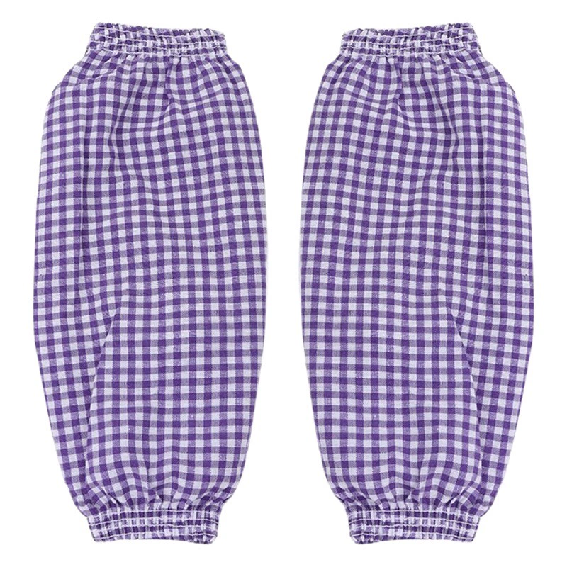 Прямые продажи с фабрики удлиненный очень большой противообрастающий солнцезащитный крем, дышащий завод, семейный универсальный небольшой хлопковый клетчатый цветной четырехконтактный нарукавник, партия