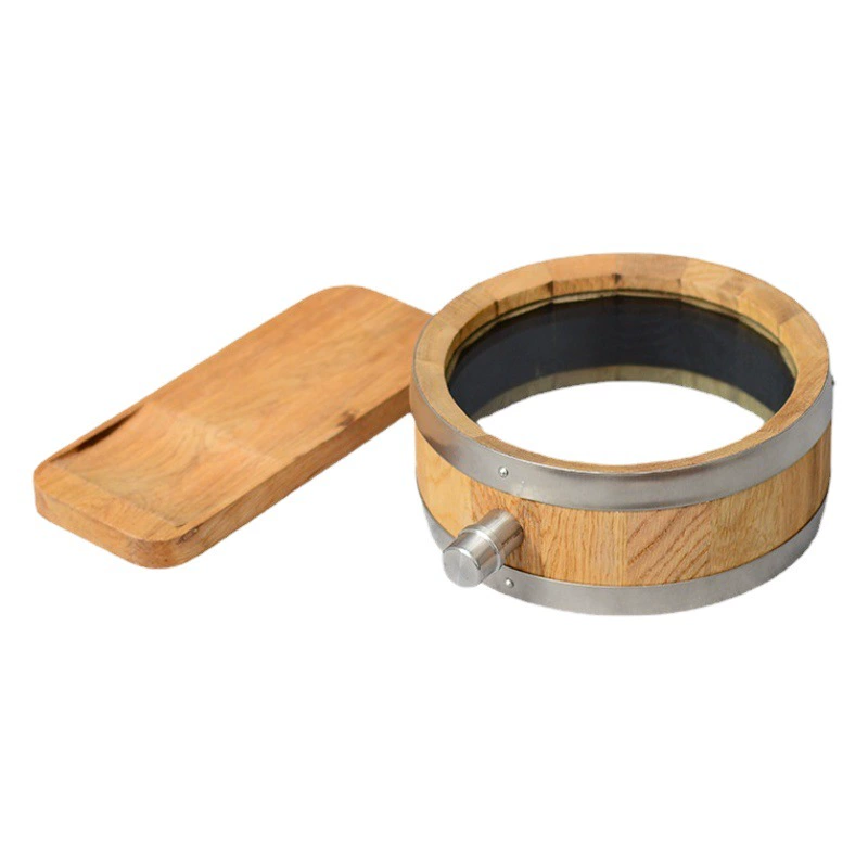 В наличии Визуальная винная бочка Бытовая O-образная дубовая винная бочка Визуальная винная бочка Обеденный бар Украшение для вина Винная бочка для виски