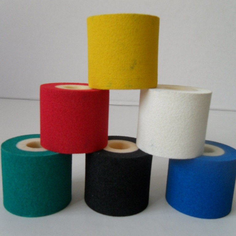 厂家供应墨轮Ф40×40封口机墨轮 餐具高温黑色固体墨轮