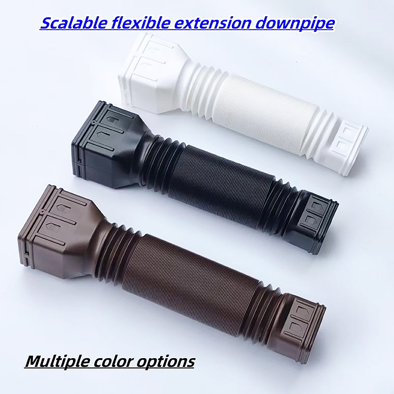 Retractable rainwater drainage tube outdoor drainage extension tube drainage extension tube downspout extender New