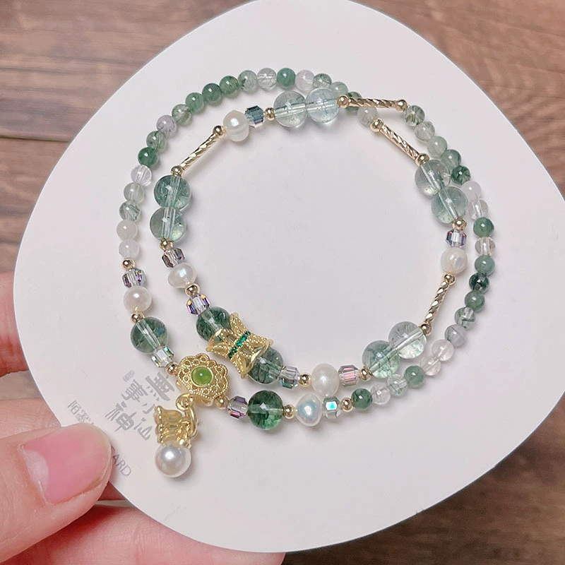 Design sophisticated fashionable crystal, beaded bracelet, bead bracelet