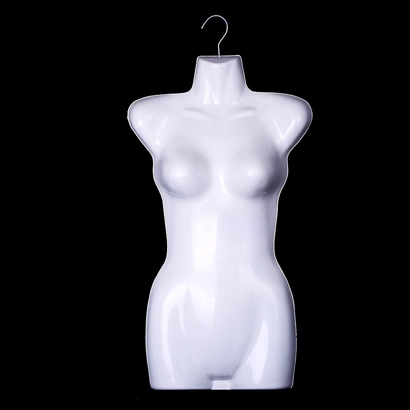 Película de modelo de medio cuerpo para mujer, modelo de medio cuerpo delantero, pieza de pecho, percha tridimensional, ropa interior, traje de baño, tienda de ropa, tablero colgante para niños