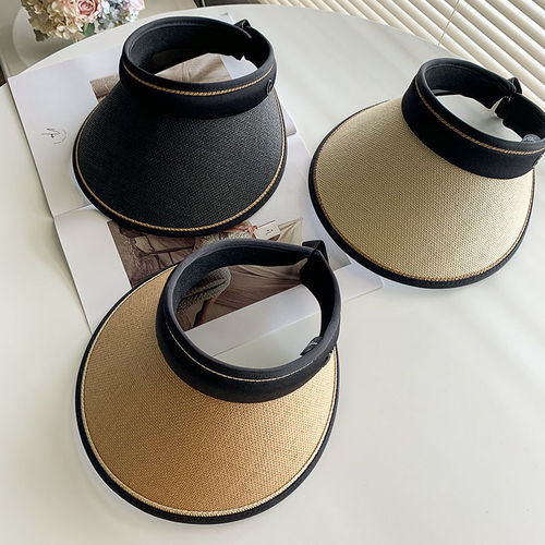 Women's Summer UV Foldable Bucket Hat Grass Hat Sun Hat Face Covering Sun Hat with Wide Brim Raf Grass Sunshade Hat