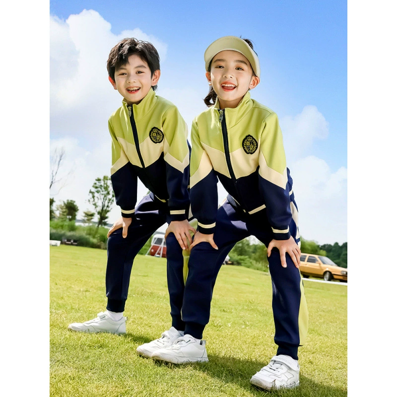 2023 школьная форма для учащихся начальной школы, весенне-осенняя детская классная форма, комплект из трех предметов для первого класса, униформа для детского сада в консервативном стиле