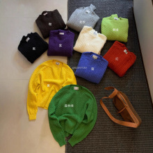 MZI STUDIO 秋冬新款韩系复古甜美扭麻花套头长袖保暖毛衣女25710