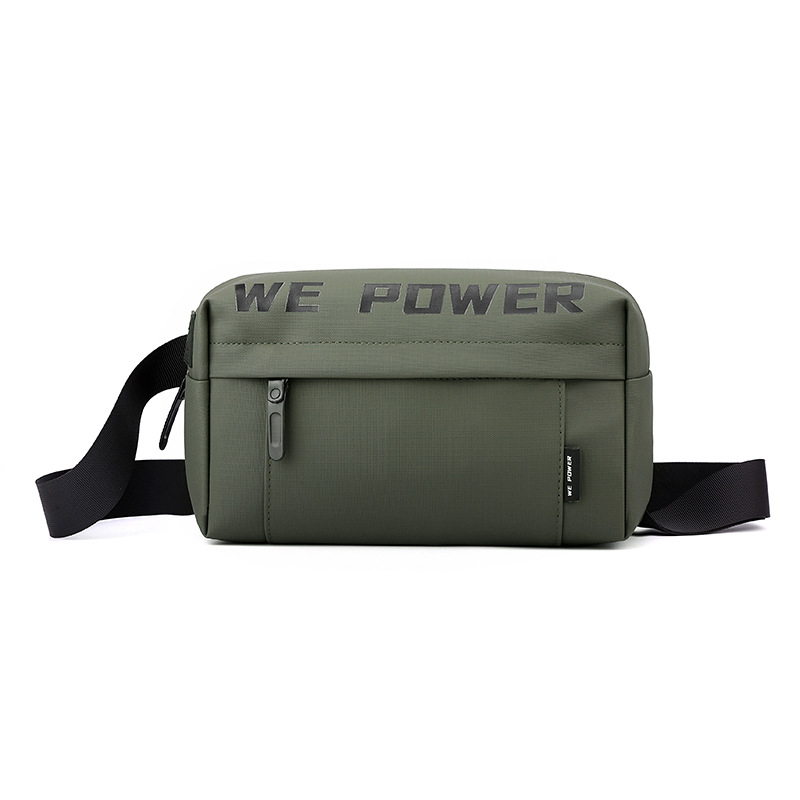 WEPOWER nuevo bolso de hombre, bolso de hombro casual, bolso de pecho, bolso de mensajero de viento funcional, bolso de cintura de moda, bolso pequeño
