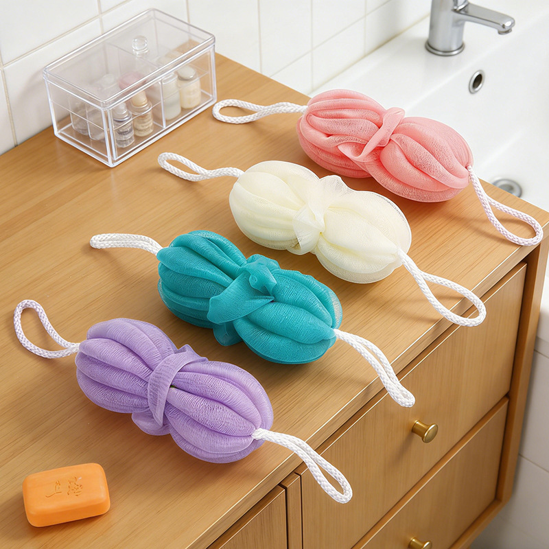 Stretchable Bath Ball, New Large Size Adult Summer Bath Towel, Bathing and Shower Supplies, High-Looking Foaming Bath Ball