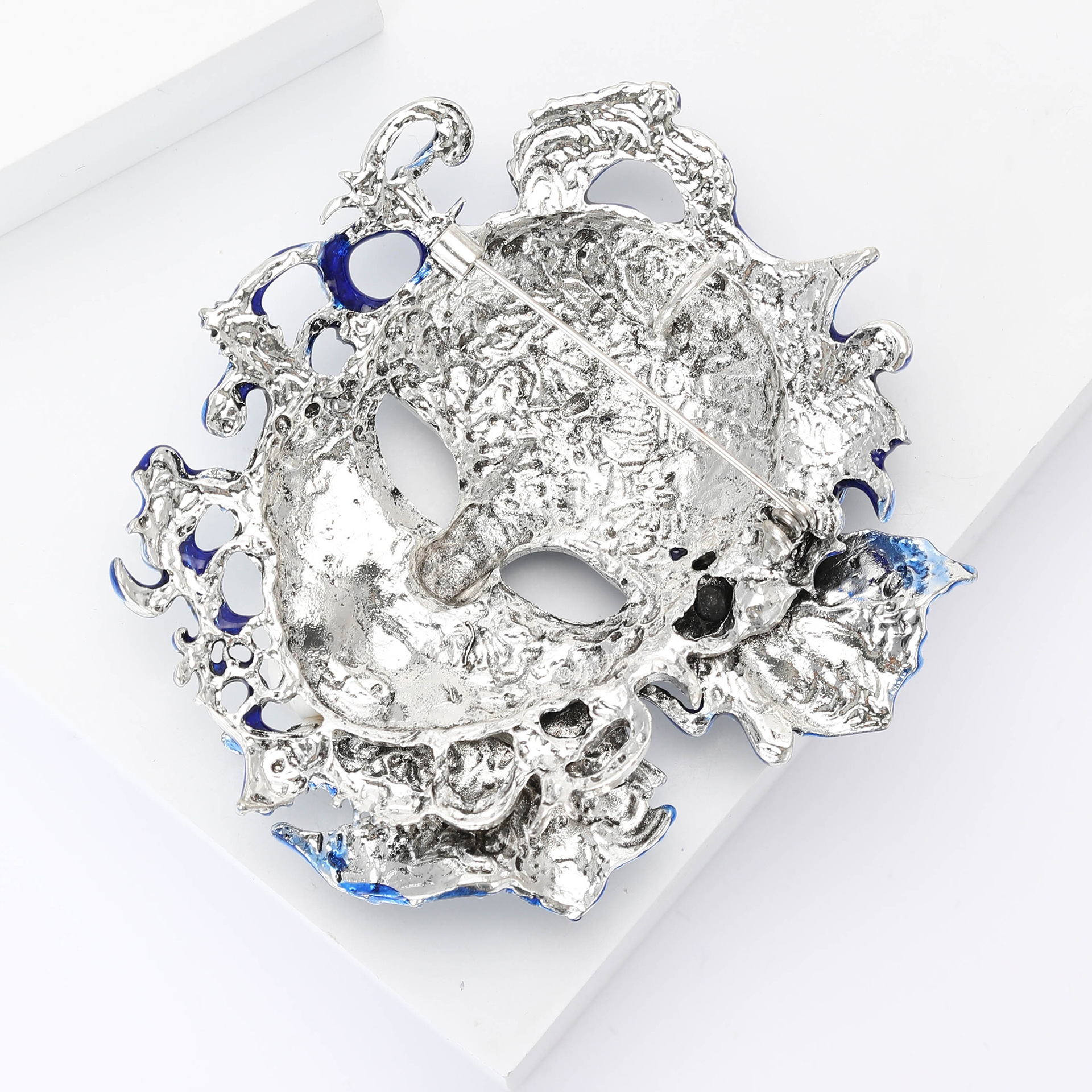 New Hot-Selling Fashion Creative Heavy-Duty Enamel Oil-Drip Carnival Mask Brooch Alloy Personality: Br4619