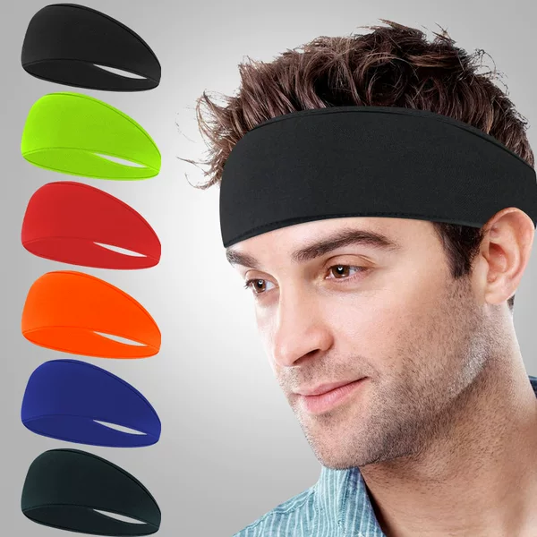 Summer Outdoor Running Sweat Absorbing Quick-drying Sports Headband Women's Yoga Fitness Hair Belt Bicycle Riding Sweat Guide Belt