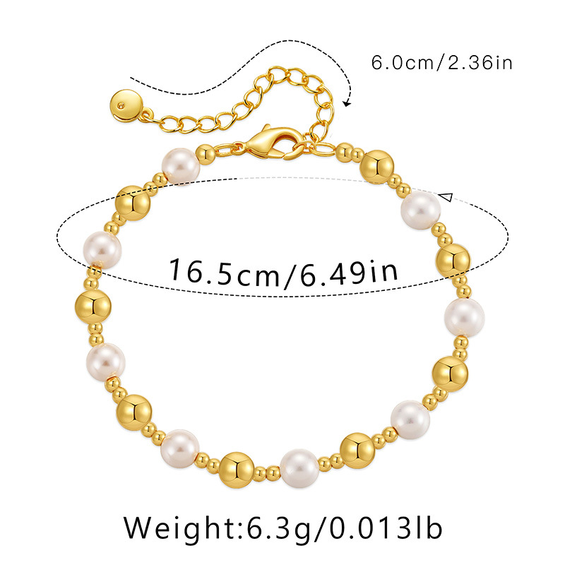 Lady Geometric Copper Plating Bracelets 1 Piece