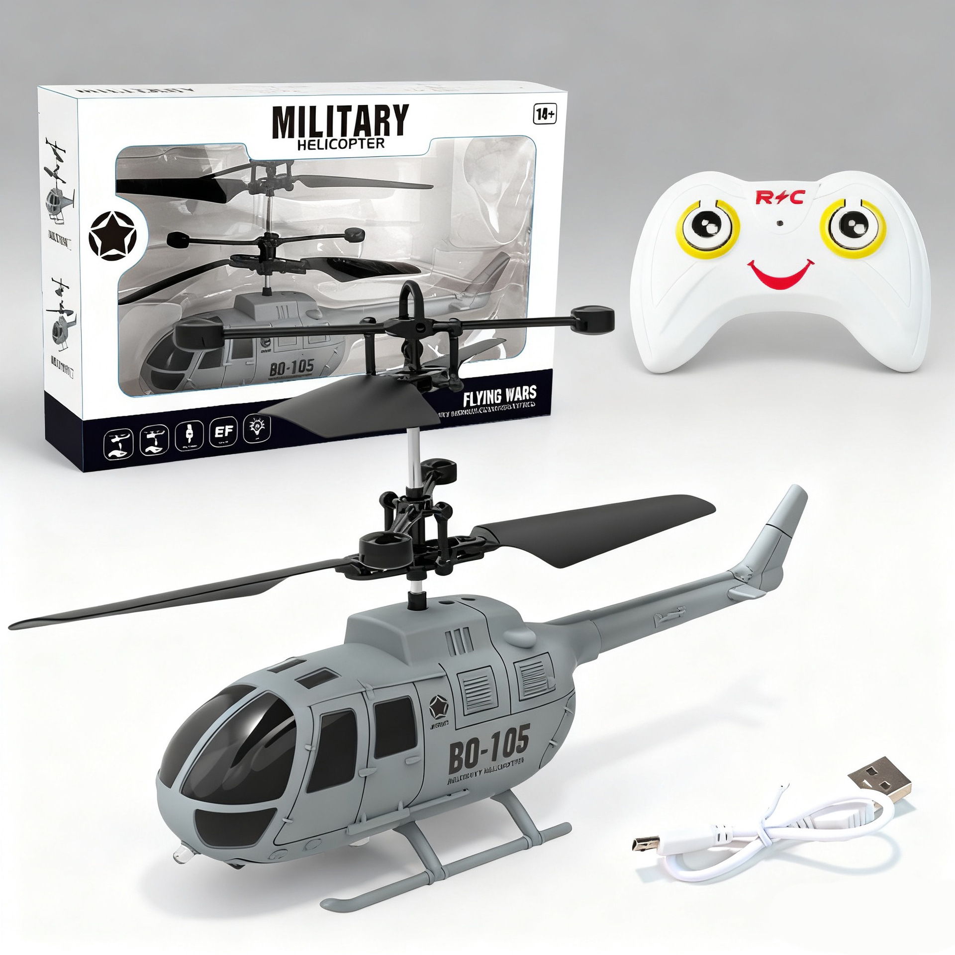 Cross-Border Remote Control Aircraft Induction Helicopter Suspension Fall-Resistant Rechargeable Fighter Fall-Resistant Induction Aircraft Toy