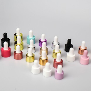 Plastic Dropper Cap 18-Tooth Essence Bottle 20-Tooth Dropper Bottle 24-Tooth Glass Glue Head Essential Oil Bottle Leak-Proof Small Capacity