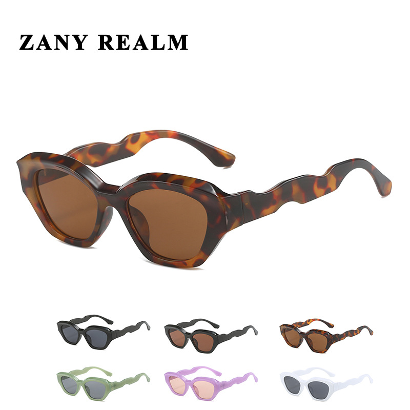 Nuevo original estilo coreano dopamina desgaste gafas de sol transfronterizo neutral dulce estilo fresco UV400 gafas de sol fabricante en stock