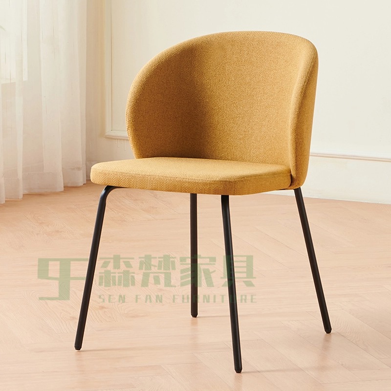 Sillas de comedor de lujo ligero para el hogar, taburetes de mesa de comedor de diseño de restaurantes italianos nórdicos.