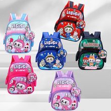 儿童书包6-12岁拉布布2025新款女孩背包大容量labubu幼儿园书包男