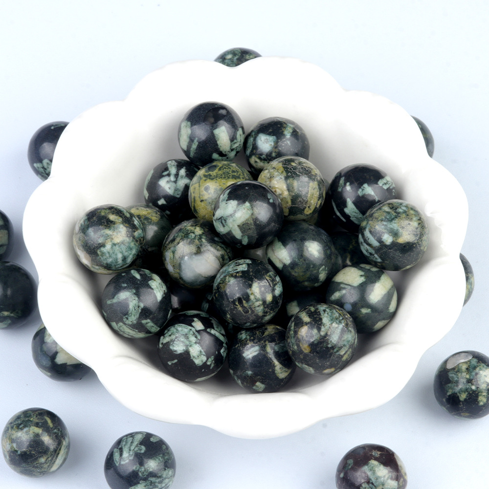 No porosa-bola no agujero 16mm bola redonda natural amatista ágata DIY no agujero de piedra granos redondos al por mayor