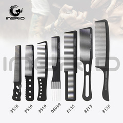亞馬遜碳纖托尼黑色裁發梳 湯尼蓋剪髮梳髮廊專用手柄順發理髮梳