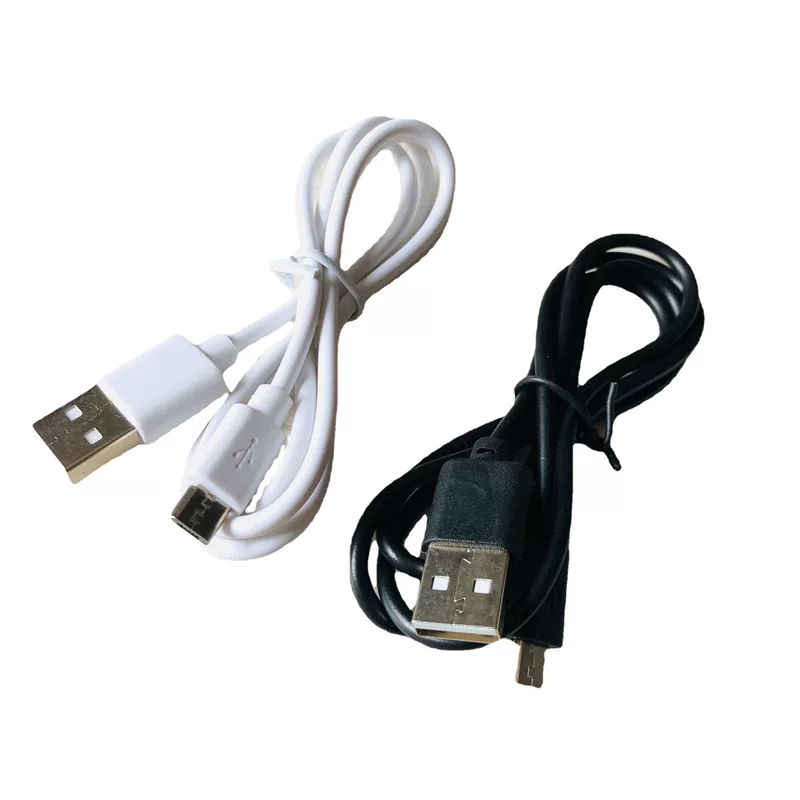 Android V8 player gift data line Micro USB charging cable extend short black and white spot 80