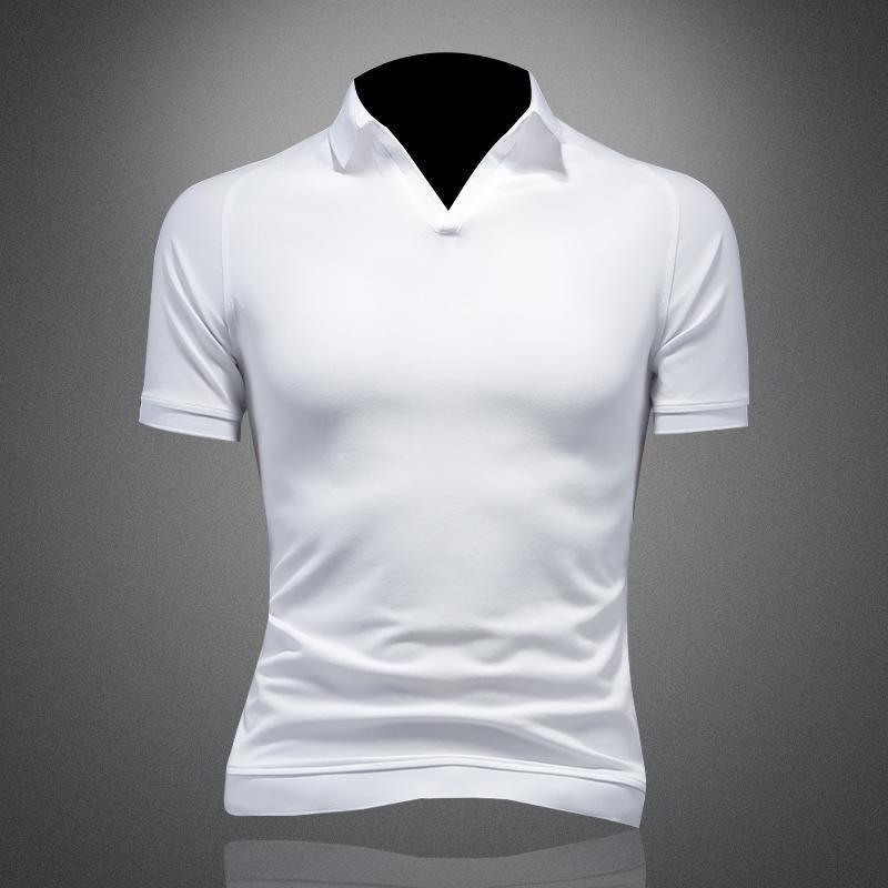 Marvel Venom Men's Short-sleeved Simple Polo Shirt 2024 New Niche Design Lap T-shirt Solid Color Slim T-shirt