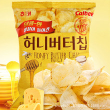 韩国进口休闲膨化零食海太蜂蜜黄油味薯片60g整箱20袋装网红爆款