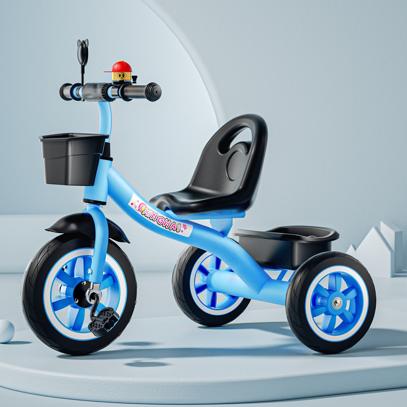 Triciclo infantil 1 - 3 - 2 - 6 años de edad, carro de bebé grande, bicicleta, carro de jardín de infantes image 22