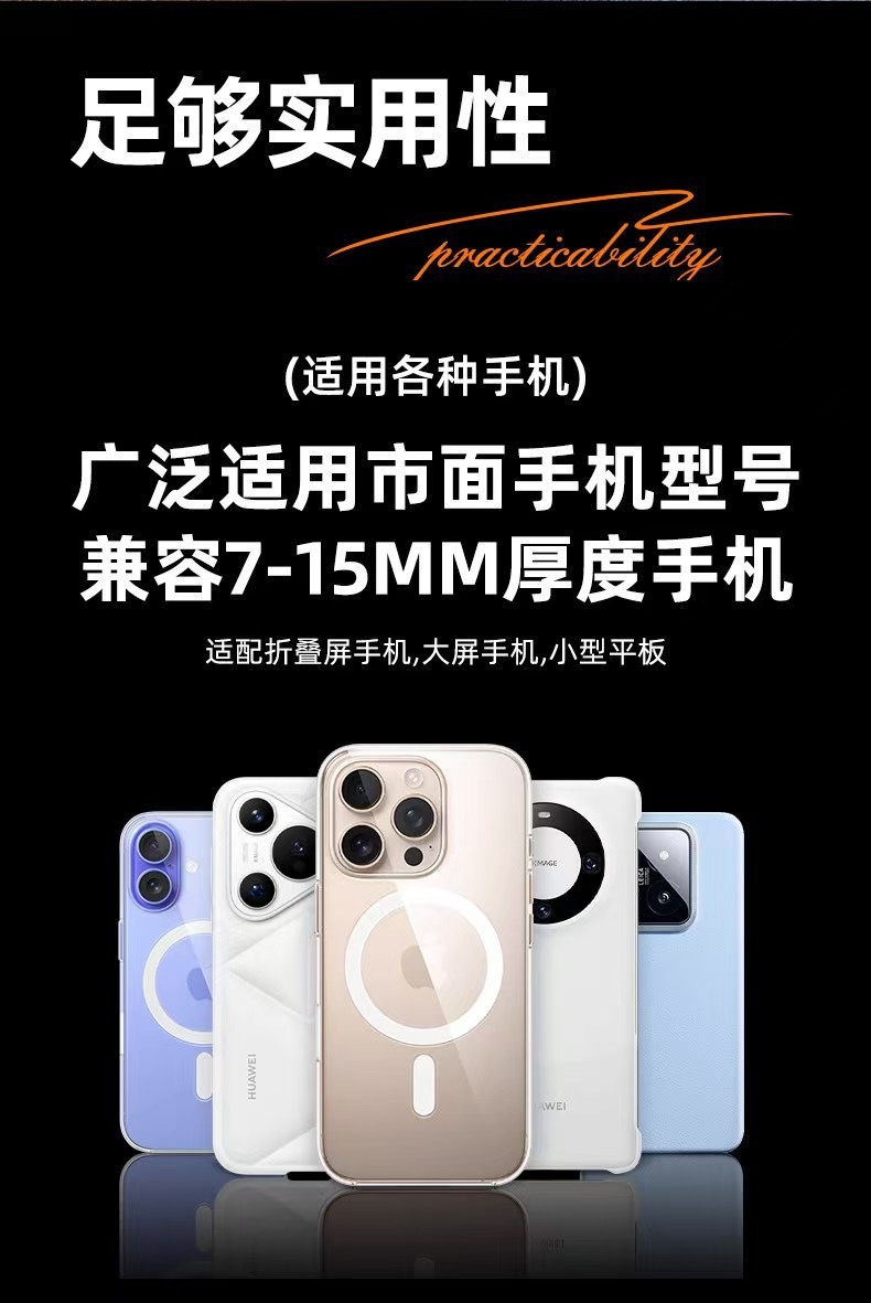 Cross-border car dashboard rotating navigation adhesive suction cup universal stable phone holder