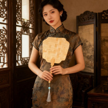 本色竹编扇古风中式扇竹扇夏日乘摄影竹编扇子DIY团手工竹编扇子