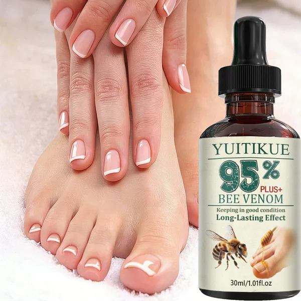 Foreign Trade Bee Venom Nail Care Essence Oil - Softens Dead Skin, Repairs Damaged Nails, and Nourishes Hands and Feet