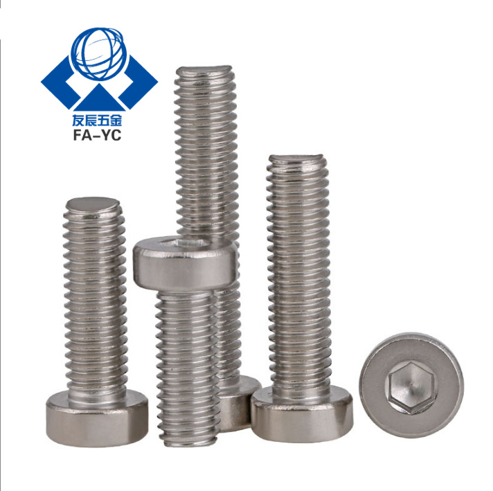 不锈钢低头内六角螺丝TAF02短头螺栓CBSST2/2.5-4/5/6/8/10