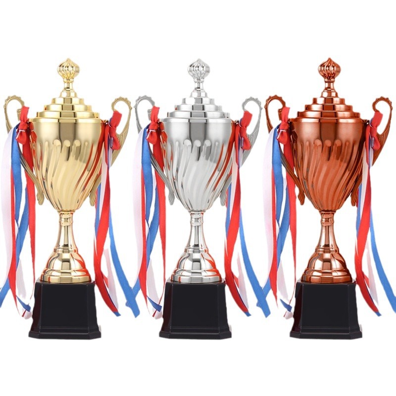 Nuevos trofeos de resina de cristal personalizados Reunión Anual de Premios Concurso Trofeos Metal Plástico Medalla Creativa Personalizada