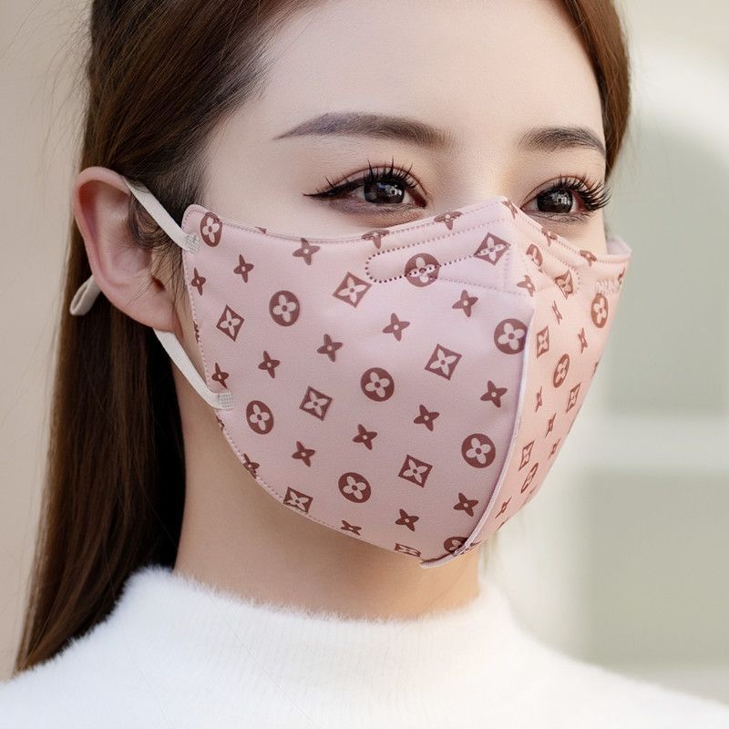 保暖口罩女秋冬天时尚高颜值透气3d立体防风防寒加厚学生骑行面罩|undefined