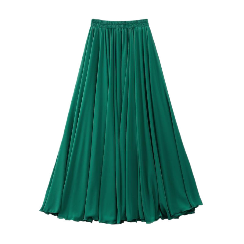 Double-layer large skirt