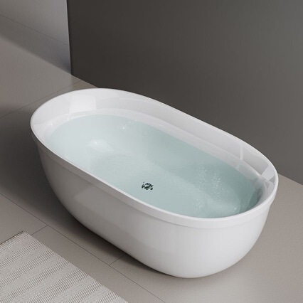 Acrylic Freestanding Double-Layer Insulated European-Style Bathtub for Home Use, Suitable for Homestays, Hotels, and Beauty Salons, for Small Apartments Acrylic Freestanding Double-Layer Insulated European-Style Bathtub for Home Use, Suitable for Homestays, Hotels, and Beauty Salons, for Small Apartments