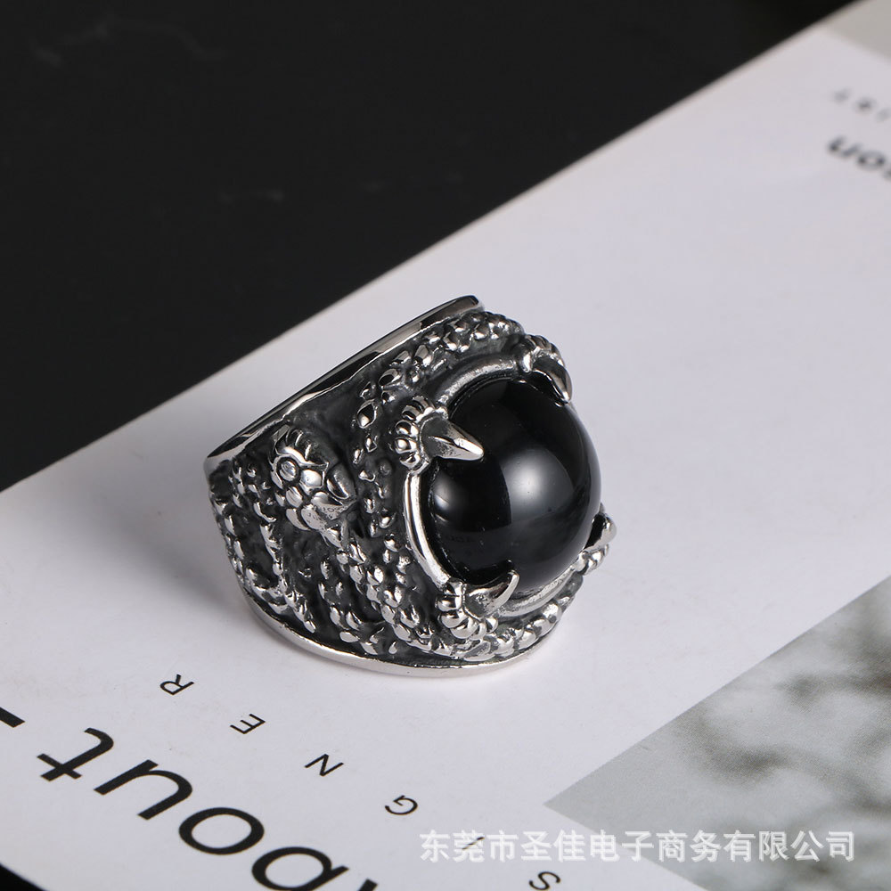 ŷ�����ų��а�����Ƕ���ɫ�ʯ��ָ ҹ����ʿ����ָ������SA757