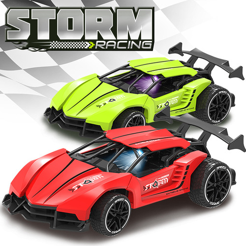Cross-border new charging four-way remote control car children's electric toy RC high-speed drift race simulation car model