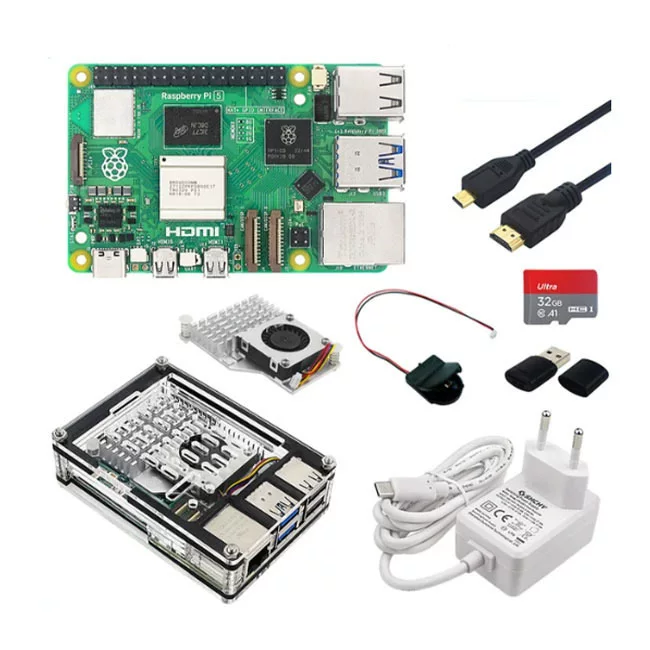 Новый оригинальный набор Raspberry Pi 5 для разработки, плата разработки Raspberry Pi 5, память 4GB/8GB