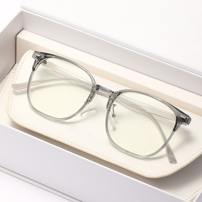 Gafas de lectura ultra ligera de moda anti-radiación de rayos azul simple de los hombres neto rojo adelgazamiento elegante madre anti-azul rayos de lectura de las mujeres