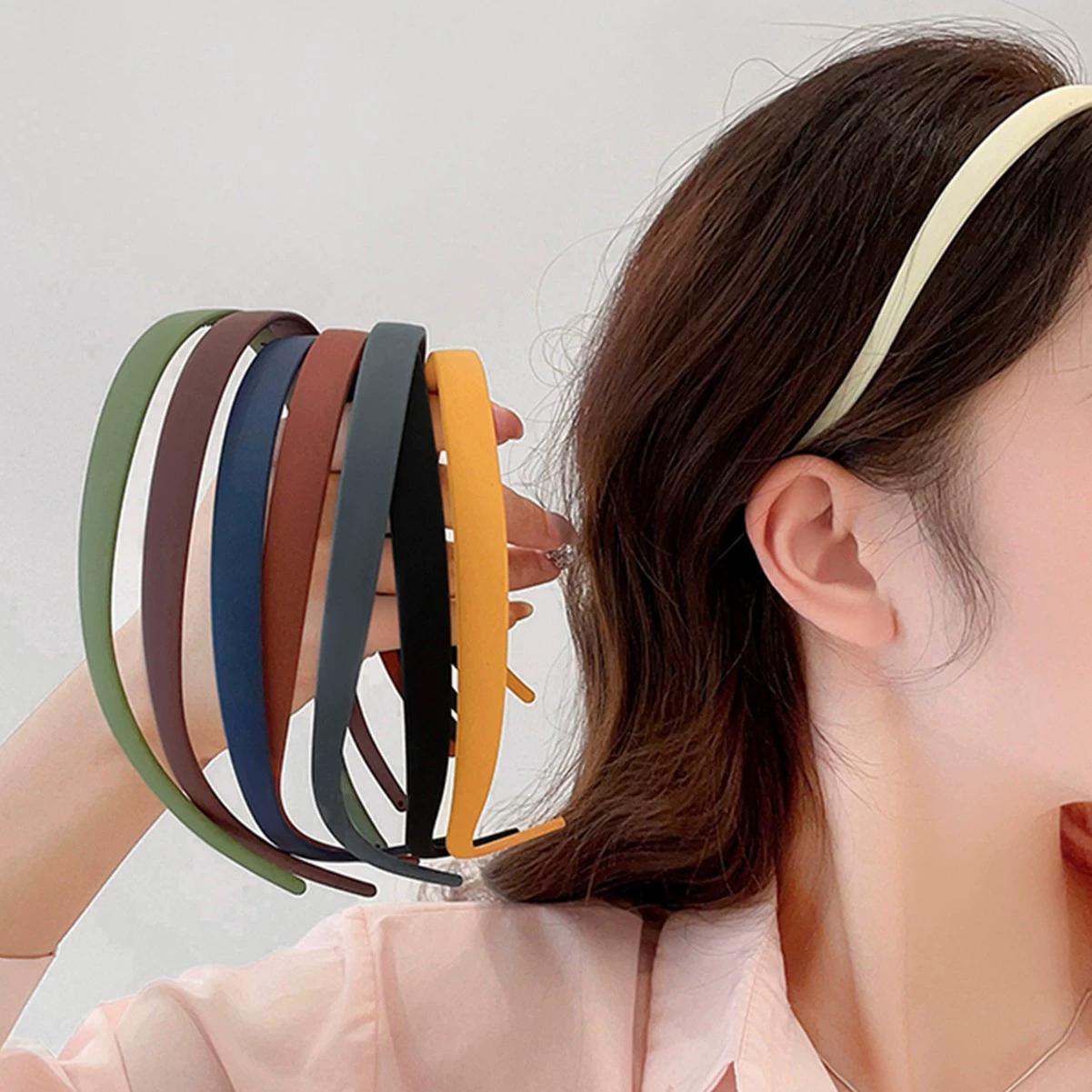 2025U матовые очки для волос обруч для волос для женщин высокого уровня